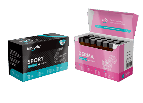 1 τεμ. Bibiotic® Derma + 1 τεμ. Bibiotic® Sport