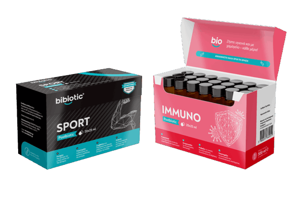 1 τεμ. Bibiotic® Sport + 1 τεμ. Bibiotic® Immuno