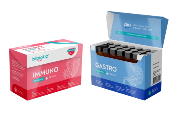 1 τεμ. Bibiotic® Gastro + 1 τεμ. Bibiotic® Immuno